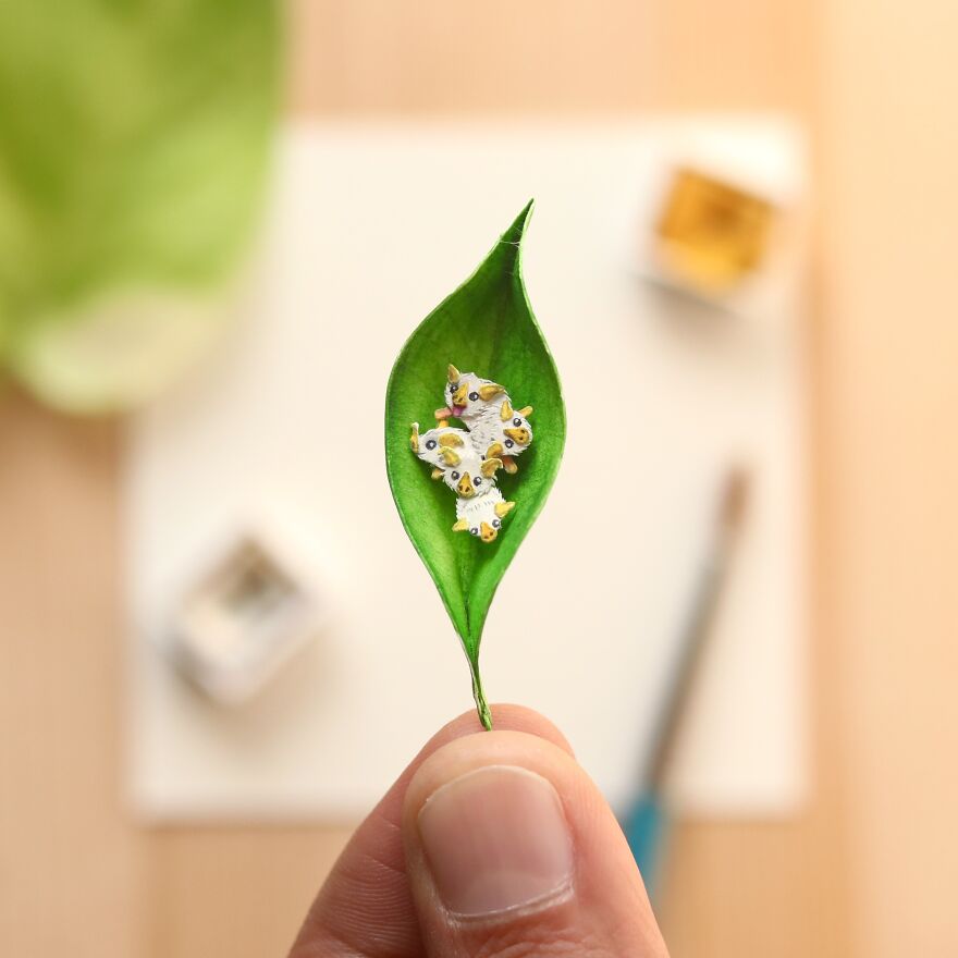 I Created Miniature Paper Cut Artworks Every Day For 1000 Days To Create Awareness About Wildlife