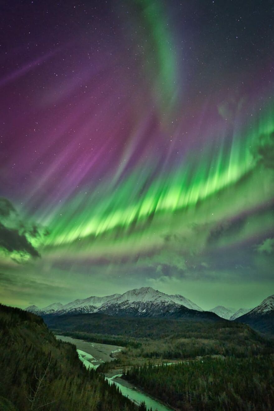 “Aurora Over Alaska” By Jacob Cohen