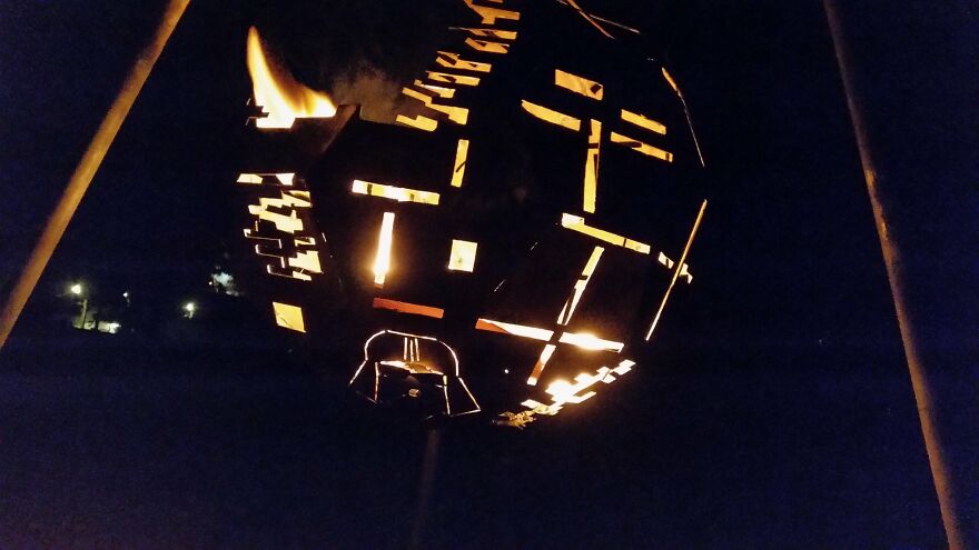 My Home Made Death Star Fire Pit My Home Made Death Star Fire Pit