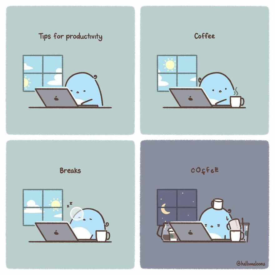 Artist Makes Comics Showing The Little Adventures Of A Little Penguin And They Are Adorable