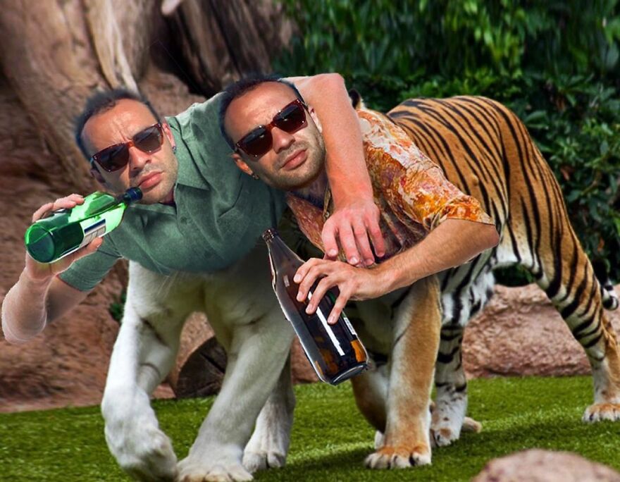 Looking At These Funny Collages, You're Going To Get A Brain Cramp (33 New Photos)