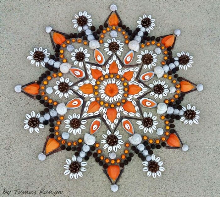 Land Art Mandala Compositions By Tamas Kanya