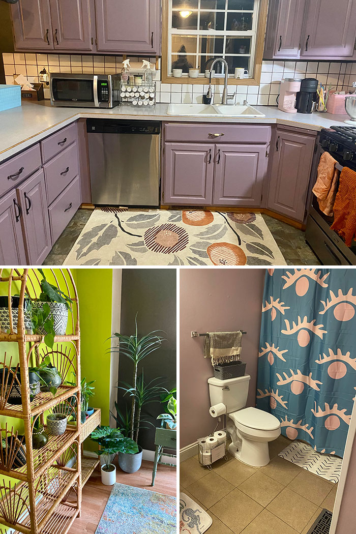 Just Bought My First Home! My Style Is Very Colorful/Eclectic/Mcm. I’ve Only Lived There 2 Days But This Is What’s Done So Far!! Thought I’d Share