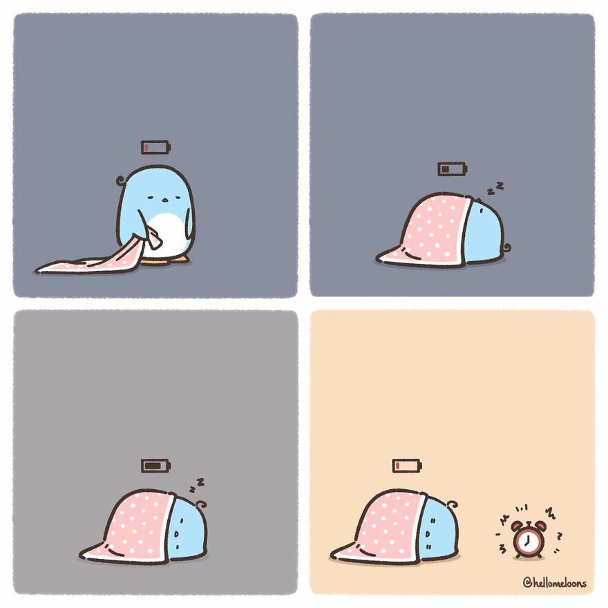 Artist Makes Comics Showing The Little Adventures Of A Little Penguin And They Are Adorable