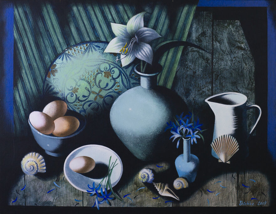 Blue Still Life