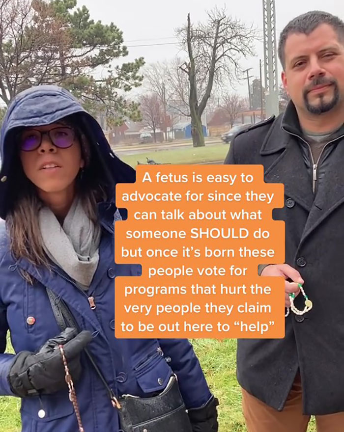 Woman Verbally Destroys Anti-Choice Heckler At Abortion Clinic Who Fails To Argue Why She&rsquo;s Against Social Safety Nets For Born People