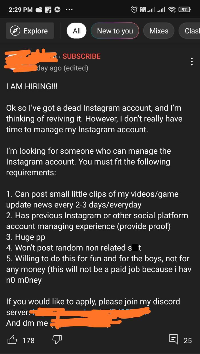 We See This Everyday...another Youtuber Looking For Free Work...don't They Know/Realise Reality!!