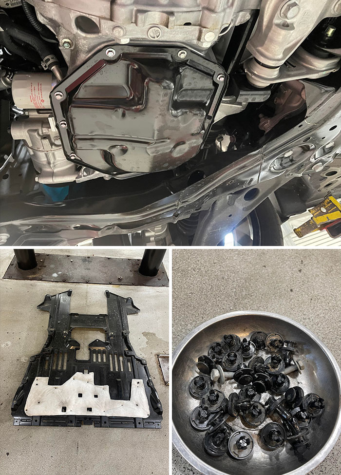 28 Clips And 2 Screws To Do An Oil Change On A 2021 Nissan Sentra. F You Nissan