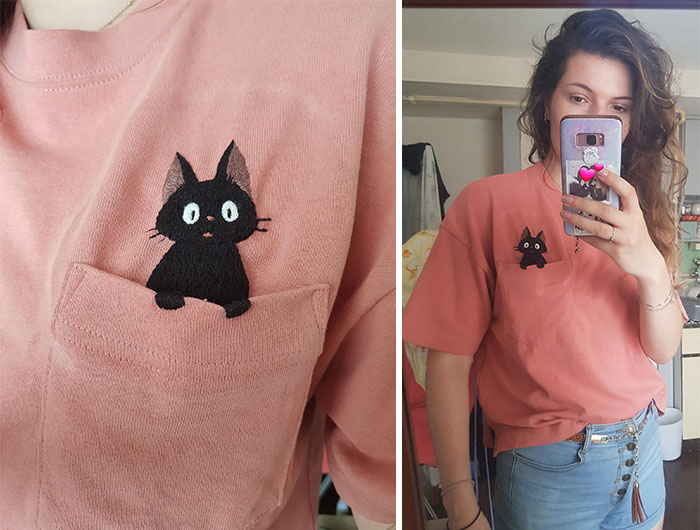 Bordé a Jiji de “Kiki's Delivery Service” en mi bolsillo