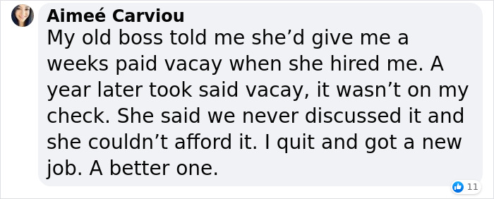 Employee Quits Because Company Denies Their Vacation, Boss Begs Them To Come Back When Business Starts Losing Money Employee Quits Because Company Denies Their Vacation, Boss Begs Them To Come Back When Business Starts Losing Money