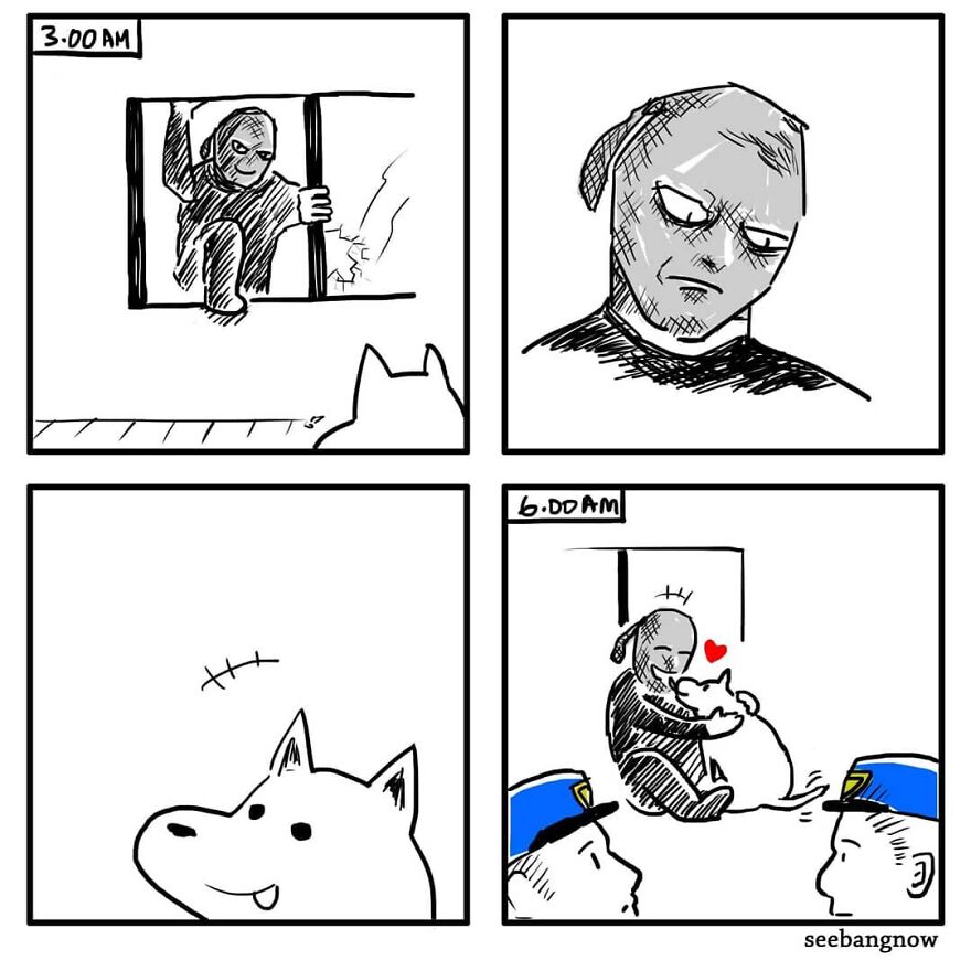 Illustrator Shows In Funny Comics What Dogs Really Think (30 Comics)