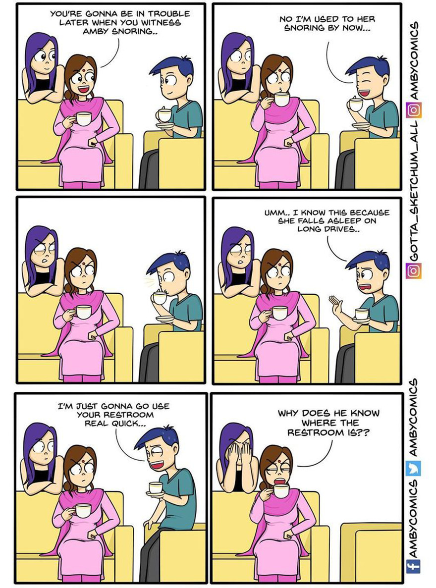 Indian Artist Creates Comics Showing The Difficulty Of Being An Adult Girl