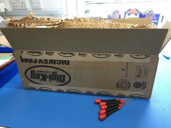 Delivery Of 5 Screwdrivers From Digi-Key...