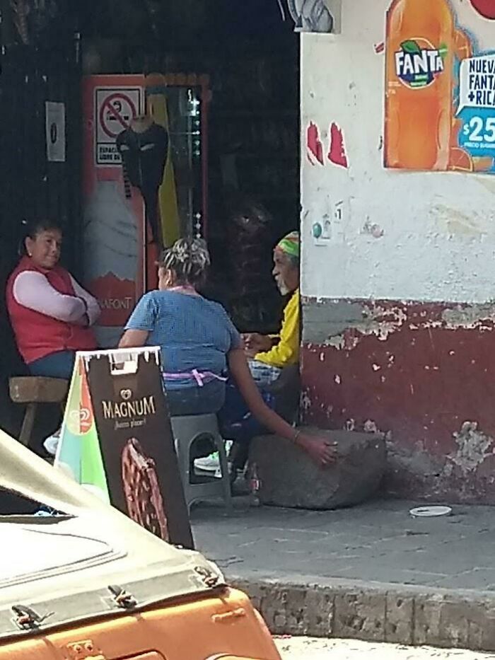 This Photo I Took Of A Woman With A Very Long Arm