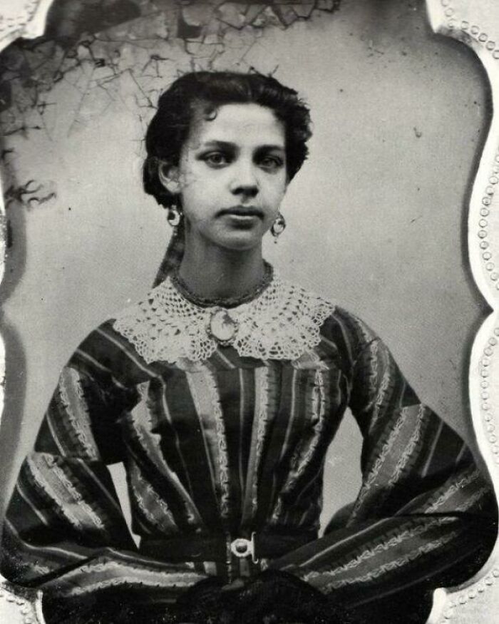 Mujer criolla, alrededor de 1860