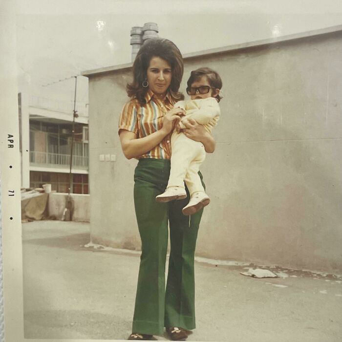 Mi abuela y mi tío en Irán, abril de 1971