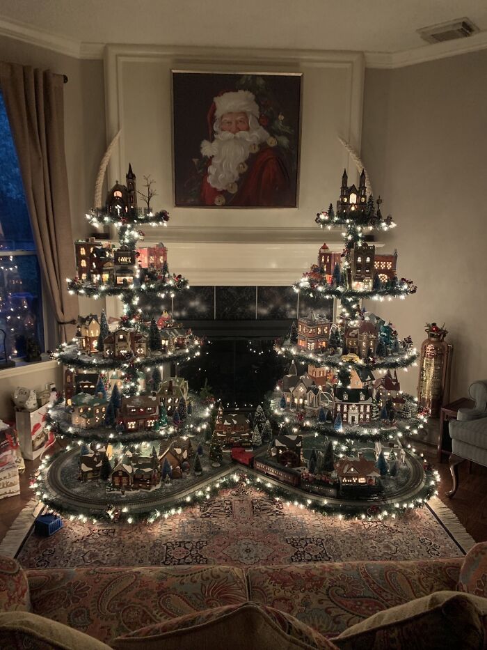 Cool Christmas Setup My Dad Built For My Step Mom