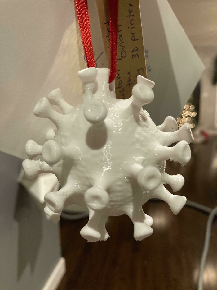 During Christmas My Parents Have Christmas Ornaments With The Places They Travelled. This Year, Some Friends Of Theirs Gave Us This