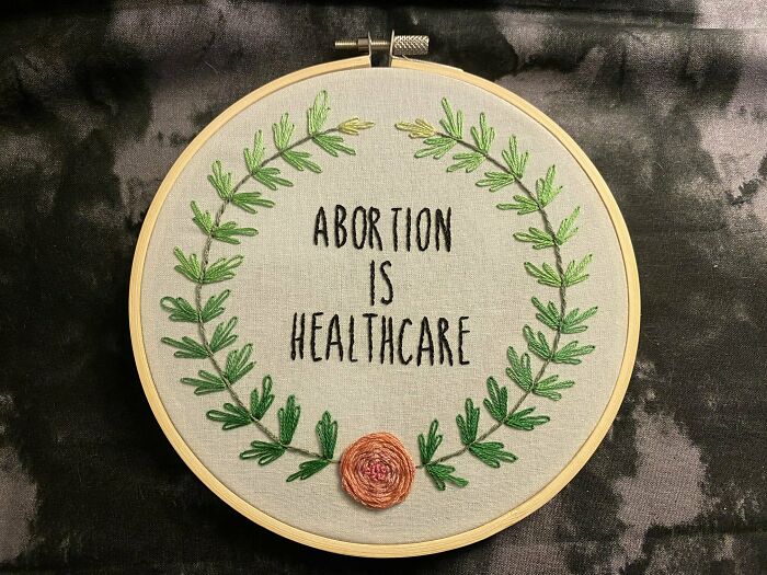 Originally Stitched In May, But More Relevant Now For Those Of Us In Texas