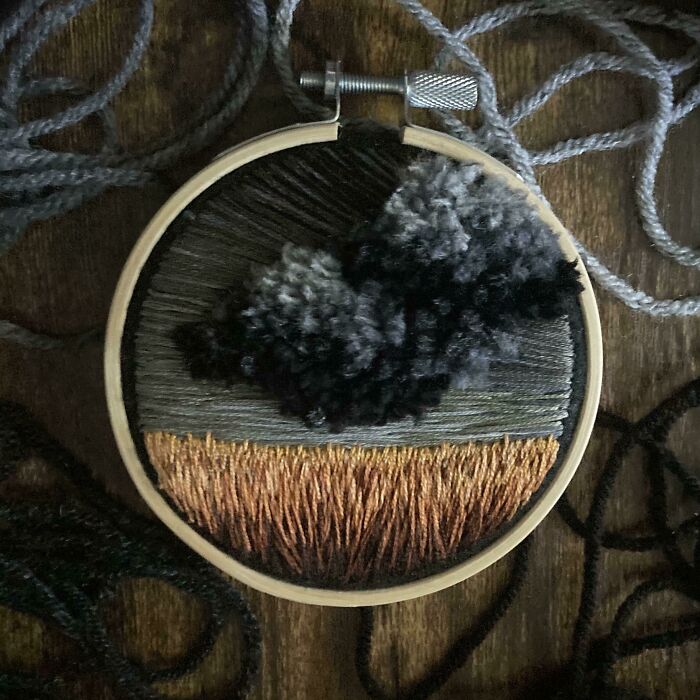 Another Moody Fall Landscape. First Time Using Turkey Work!