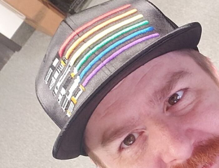 Satin Stitches On Satin Finish Hat. I Think It Turned Out Okay. Inspired By An Image From Redbubble Modified, Digitized, And Embroidered By Me On A Highland Machine 1501c 15 Needle Machine. Originally Did A Pattern Fill For The Colored Blade Sections But I Think This Turned Out Better. Feedback Pls