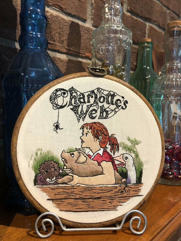 I Recreated The Cover Of One Of My Sisters Favorite Books For Her Birthday. I Hope She Likes It!