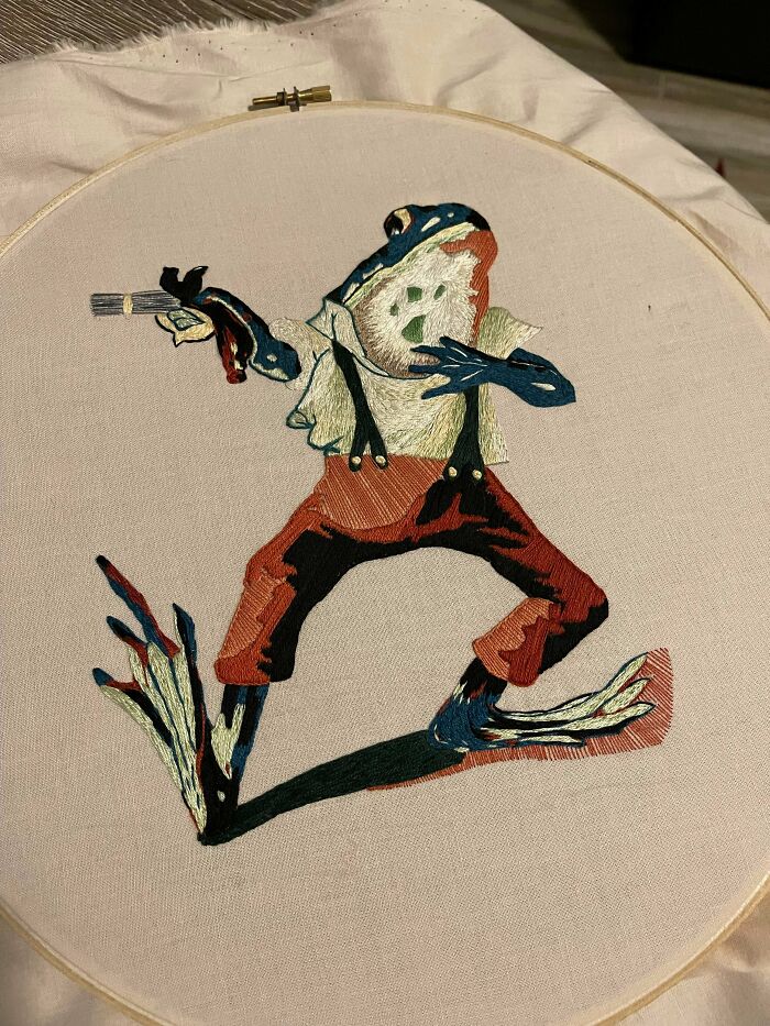 195 Days Ago I Posted A “Frogress” Pic…last Night, I Finally Finished Him!