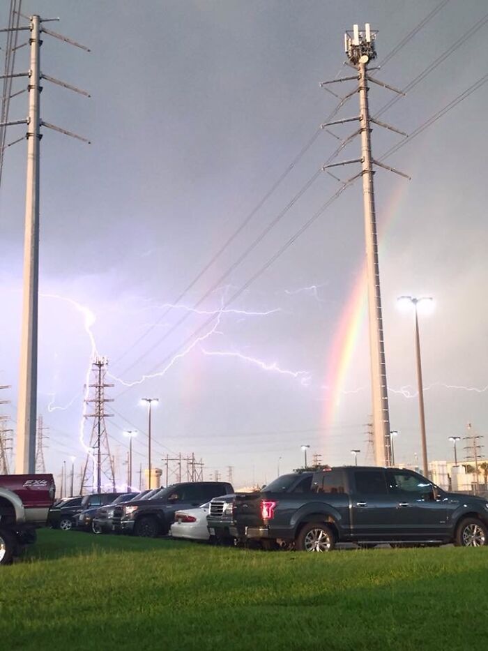 When You Stop To Take A Picture Of A Rainbow And It Ends Up Being Epic