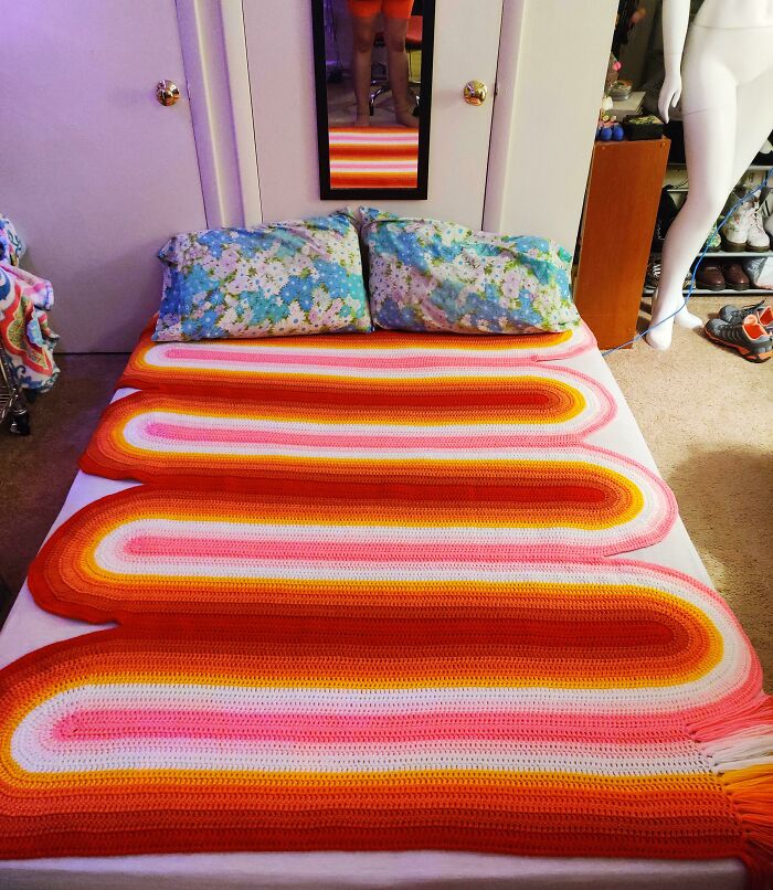 ¡Creo que inventé un nuevo tipo de manta! 