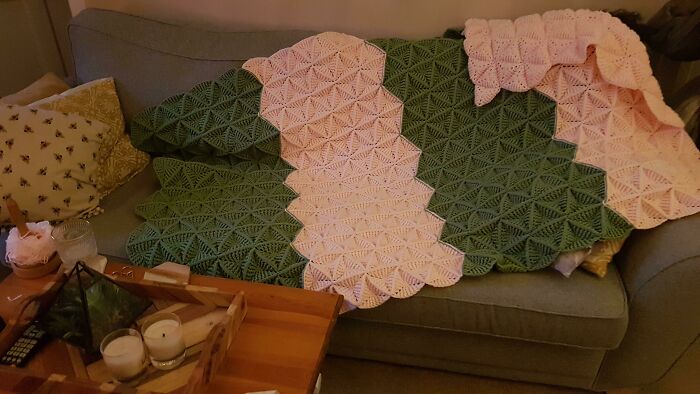 20 Minutes Per Triangle. I Don't Even Want To Think About The Amount Of Hours I Spent On It But So Happy With The Result!