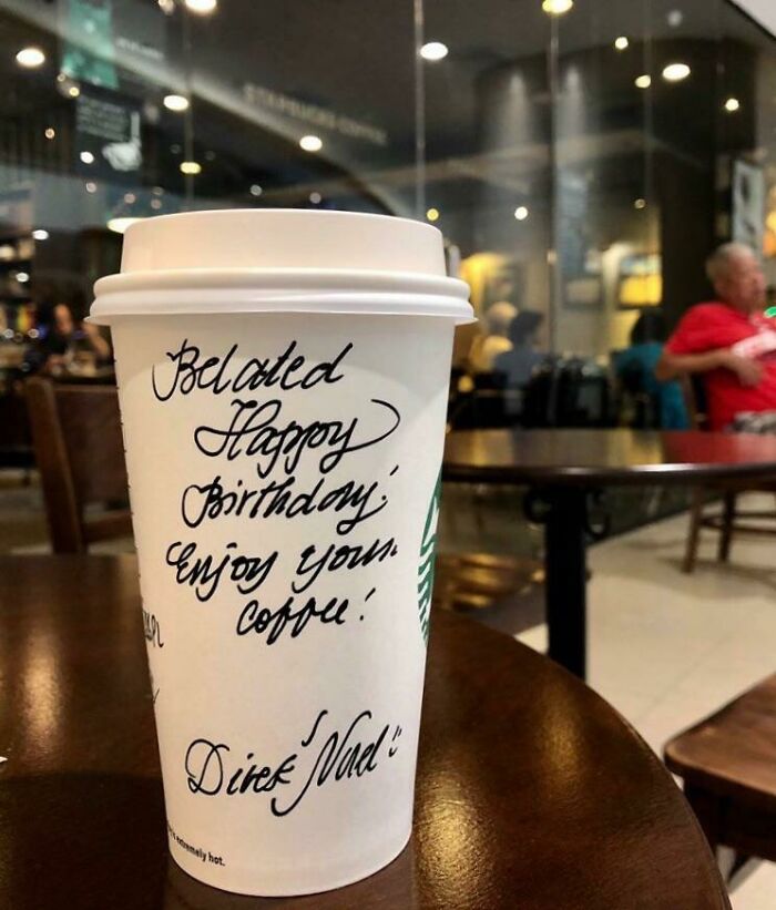 So, My Barista Remembered My Birthday