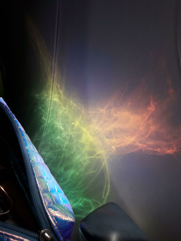 The Reflection Of My Make-Up Bag Looks Like A Nebula