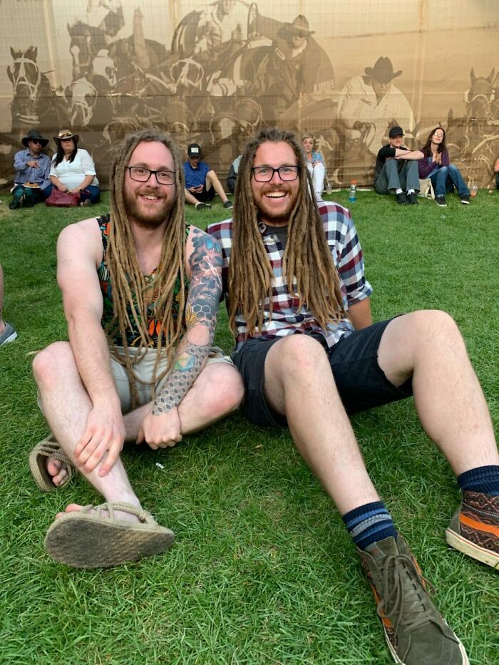 Since We Are Doing Doppelgangers, Figured I'd Share Mine I Met At Calgary Stampede This Year