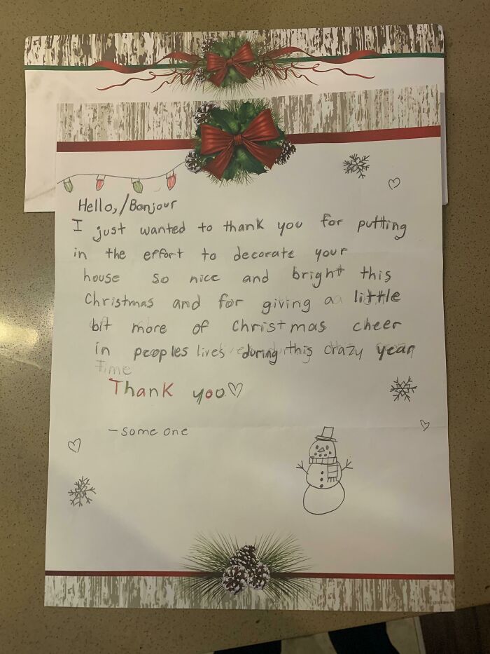 Someone Dropped This In My Mailbox Last Night