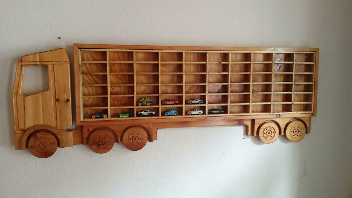 Hotwheels Display For My Grandson