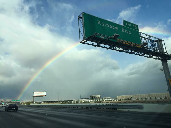 Just Happened To See A Rainbow On Rainbow Blvd