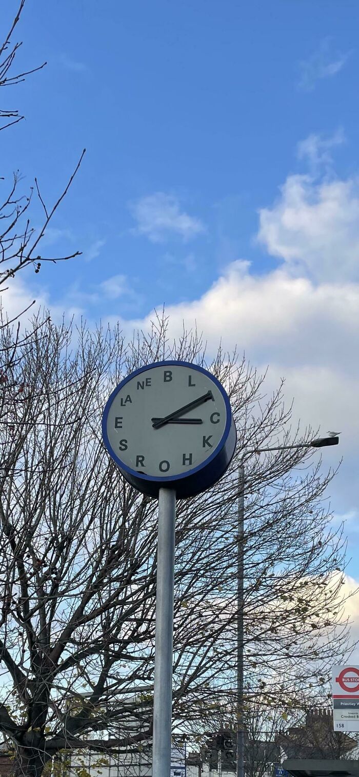 We Have 14 Letters, Let’s Turn It Into A Clock!