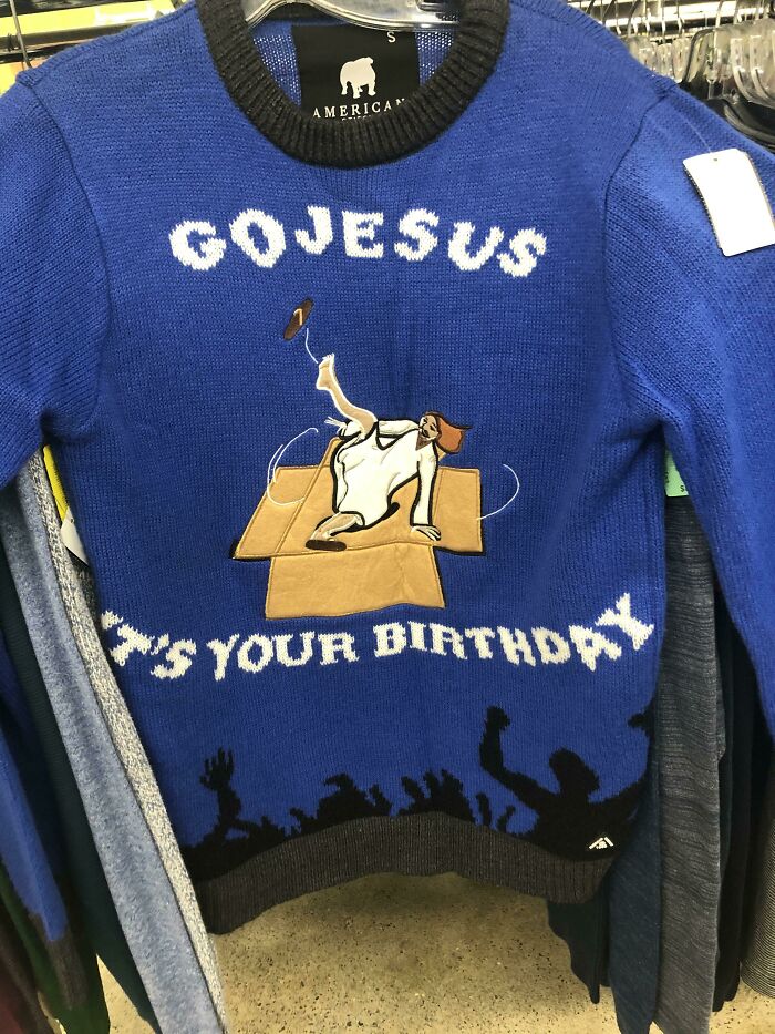 Catch And Release, But Probably The Funniest Ugly Christmas Sweater I’ve Seen