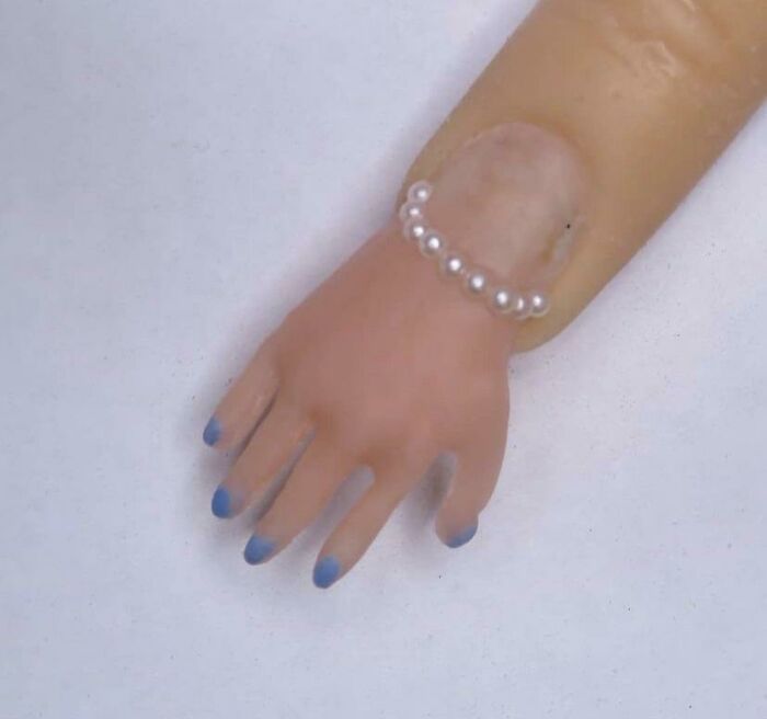 Tiny Hand Nail Design