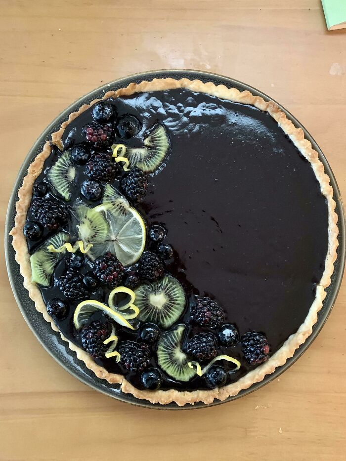 Very Proud Of My Blackberry Lemon Tart