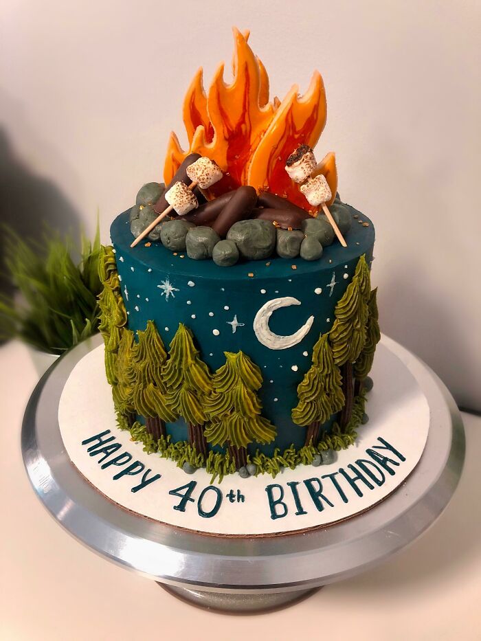 Customer Requested A Surprise As Long As It Incorporated A Bonfire, I Hope They Like It!