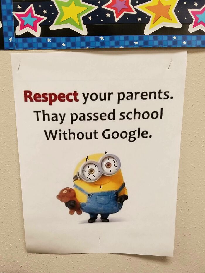 A Picture I Found In A Classroom At Work