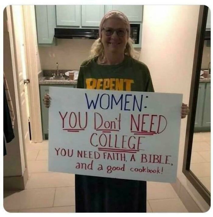 Sorry Gals But A Cook- *ahem* I Mean A Wife For A Man Is More Important Than Pursuing Your Own Dreams