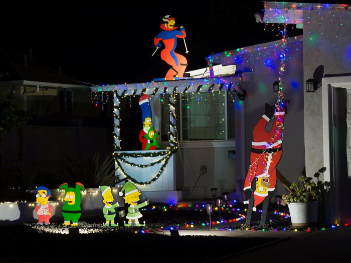 I Add New Characters Every Year To My Xmas Decor. This Year It’s Ralph And Milhouse