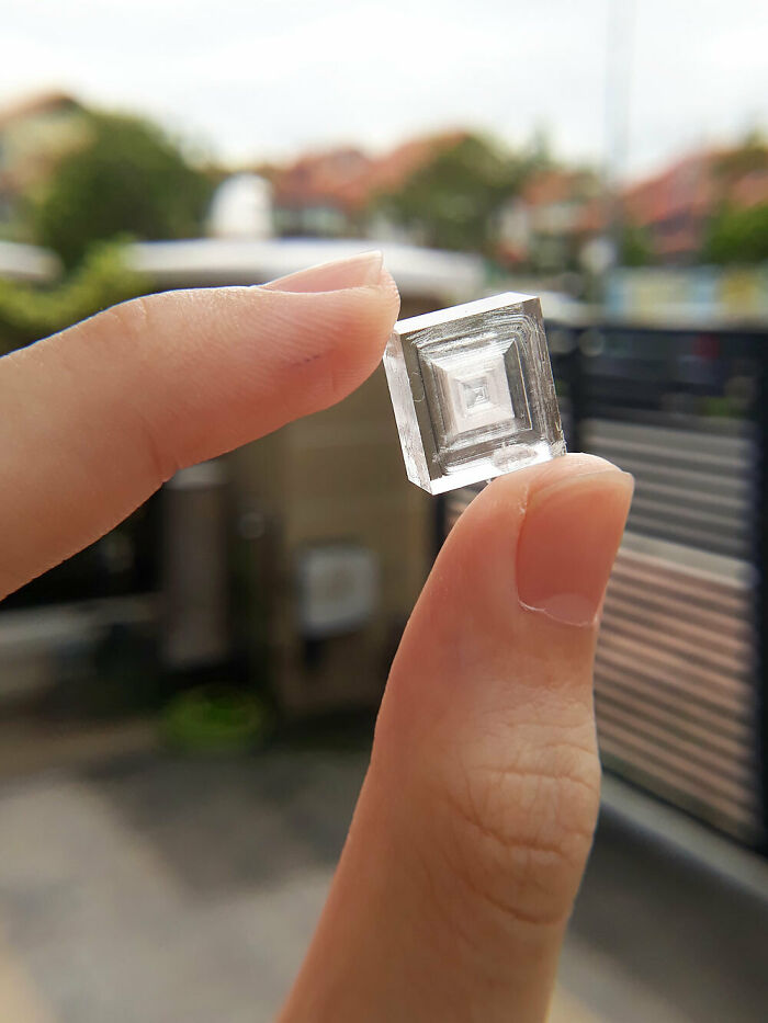 A Salt Crystal I Grew At Home