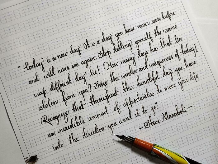 Fountain Pen Handwriting