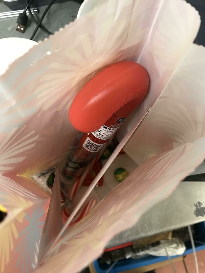 Finally Got Our Christmas Bonus For A Year Of Our Hard Work On The Front Lines During The Pandemic. 7 Pieces Of Stale Candy And A Card Full Of Empty Platitudes