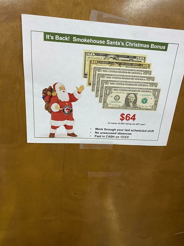 Since People Are Sharing Holiday Bonuses From There Work Here Mine . In Case People Are Wondering Warehouse Job