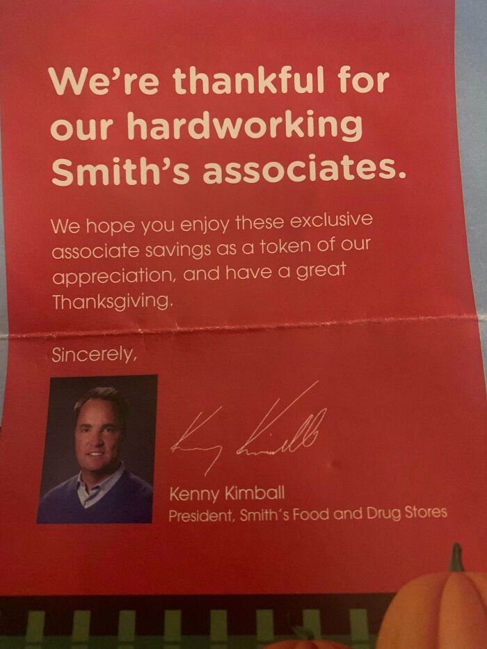 Thanks Kroger! This Makes Me Feel So Appreciated. Not A Raise, Bonus, Or Anything Of Actual Value After Two Years Of Constant Record Sales. Just A Handful Of Basic-B**ch Coupons