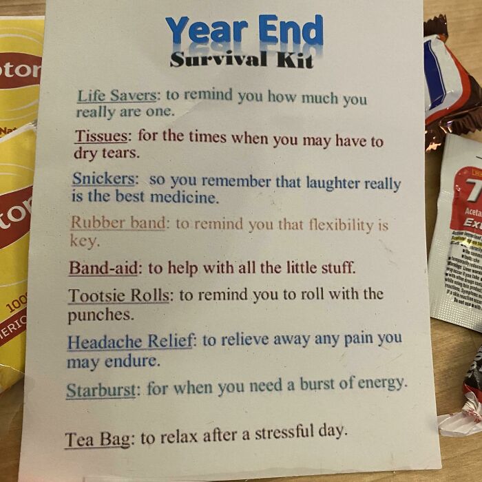 Thanks For The Rubber Band And Single Starburst But Can We Just Have A Reasonable Work Load Instead?